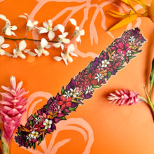 Load image into Gallery viewer, Flower Crown Wraparound Clear Sticker