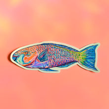 Load image into Gallery viewer, Palakse' (Parrotfish) Sticker 7 in