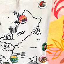 Load image into Gallery viewer, Island Hot Spots Cotton Canvas Tote Bag