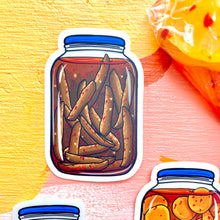 Load image into Gallery viewer, Pickled Goods Variety Clear Sticker 3 in