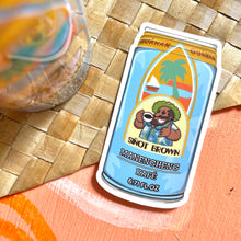 Load image into Gallery viewer, Guahan Sinot Brown Sticker 3.75 in