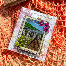 Load image into Gallery viewer, Talo'fo'fo' Village Ornament 3.75 in
