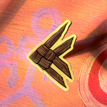 Load image into Gallery viewer, Woven Fish Sticker 3 in