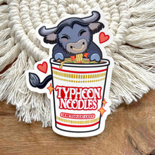 Load image into Gallery viewer, Cute Carabao & Noodles Sticker 4 in