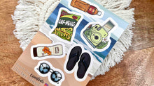 Load image into Gallery viewer, Beach Day Essentials Sticker Sheet 4x6 in
