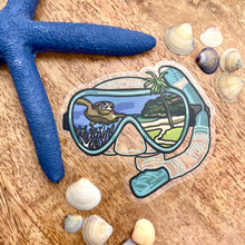 Load image into Gallery viewer, Snorkel w/ a View Clear Sticker 3 in