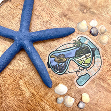 Load image into Gallery viewer, Snorkel w/ a View Clear Sticker 3 in