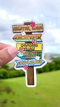 Load and play video in Gallery viewer, Guam Hot-Spots Sign Sticker 4 in