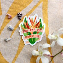 Load image into Gallery viewer, Bird of Paradise Sticker 3 in - 4 in