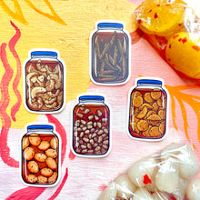 Load image into Gallery viewer, Pickled Goods Variety Clear Sticker 3 in

