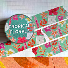 Load image into Gallery viewer, Tropical Florals Washi Tape
