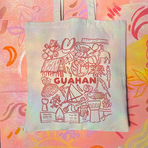 Guåhan Icons Cotton Canvas Tote Bag