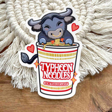 Load image into Gallery viewer, Cute Carabao &amp; Noodles Sticker 4 in
