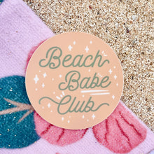 Load image into Gallery viewer, Beach Babe Club Sticker 3 in
