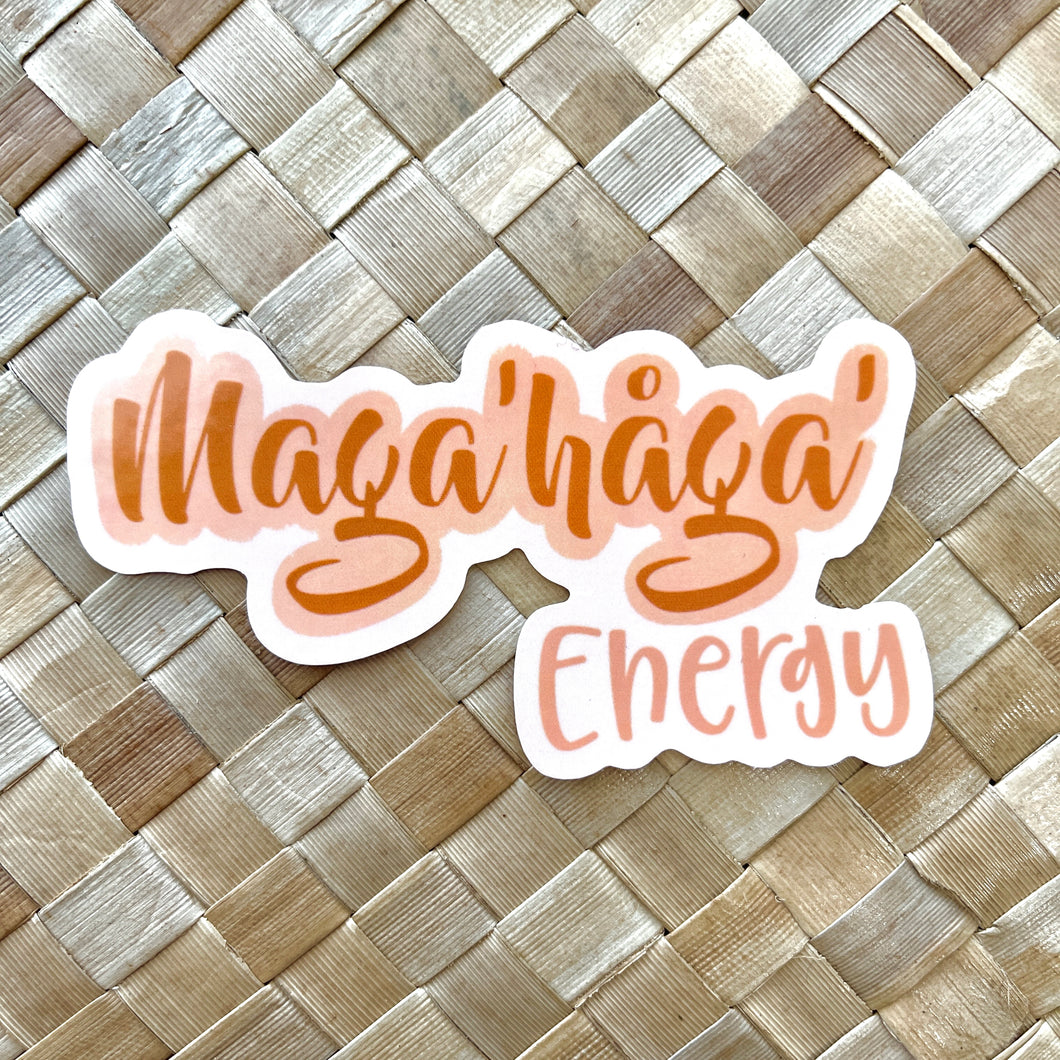 Maga'håga' Energy Sticker 3 in - 4 in