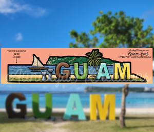 Guam Seal, Ypao Beach Wraparound Sticker