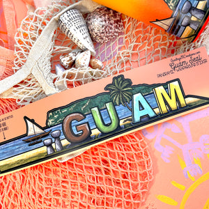 Guam Seal, Ypao Beach Wraparound Sticker