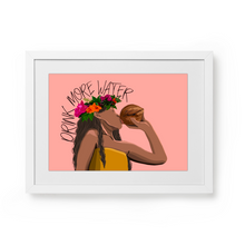 Load image into Gallery viewer, Drink More Water Art Print 5x7
